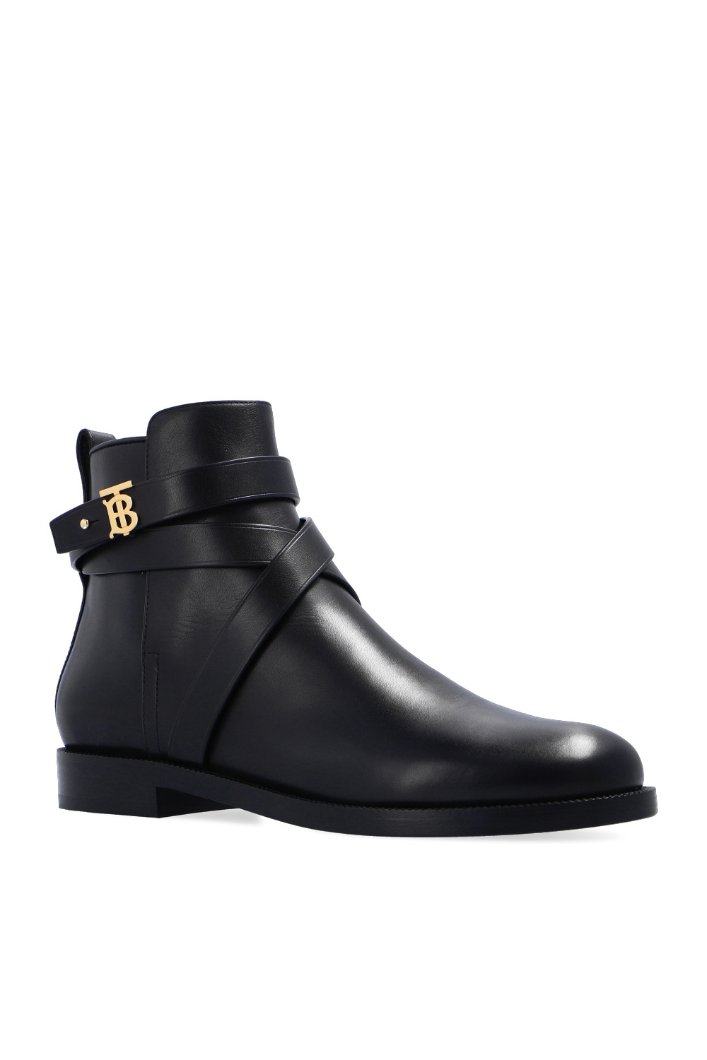 Burberry flat clearance ankle boots